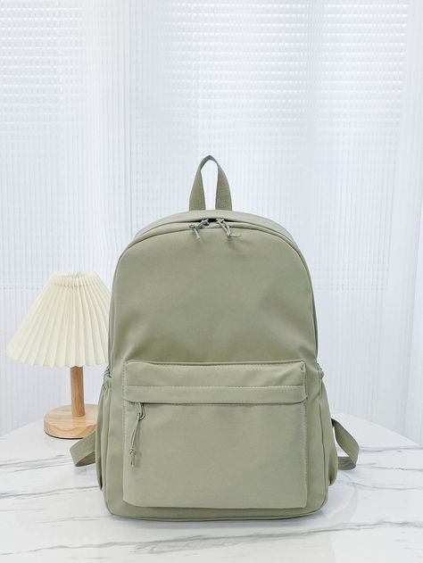 Trendy Backpacks For School, Cute Backpacks For College, Backpacks For High School, High School Aesthetic, Minimalist Bags, Cute Backpacks For School, Green Preppy, Aesthetic Tips, Boo Boo Bags