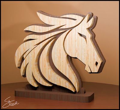 Intarsia Wood Patterns Free Woodworking Plans, Scroll Saw Patterns Free Templates Printable Stencils, Steve Good Scroll Saw Patterns, Free Scroll Saw Patterns Printable, Wood Animal Patterns, 3d Scroll Saw Patterns Free, Scroll Saw Patterns Free Printable, Scrollsaw Patterns Free, Horse Crafts Diy