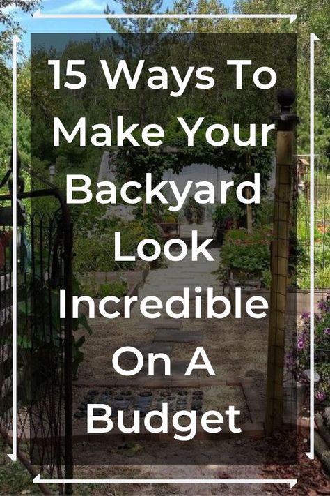 Amazing Backyard, Budget Design, Diy Budget, Backyard Diy, Diy Backyard Landscaping, Ideas Backyard, Backyard Diy Projects, Garden Yard Ideas, Outdoor Diy