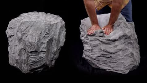 Make Your Own Indestructible Props Using UreCoat® Diy Rock Stage Prop, How To Make Fake Rocks, Fake Rocks Diy, Foam Rocks, Diy Faux Rocks, Rocky Railway Vbs, How To Make Rocks, Theater Props, Tree Props