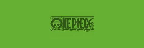 Minimalist Header, Twitter Header, One Piece, Green