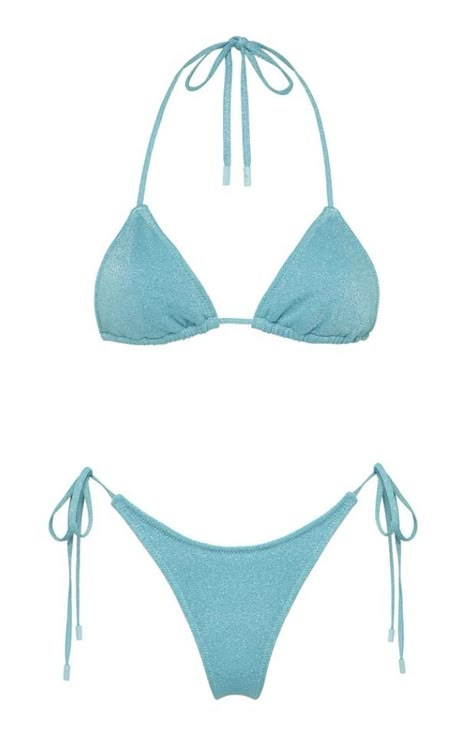 Teal Swimsuit, Blue Sparkle, Outer Banks, Banks, Baby Blue, Bathing Suits, Books Wattpad, Wattpad, Sparkle