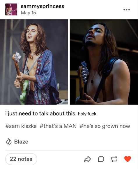 Greta Van Fleet Nails, Sammy Kiszka, Sam Kiszka, Greta Van Fleet, Greta Thunberg, Music Genres, The Hobbit, Concert Outfit, Good Music