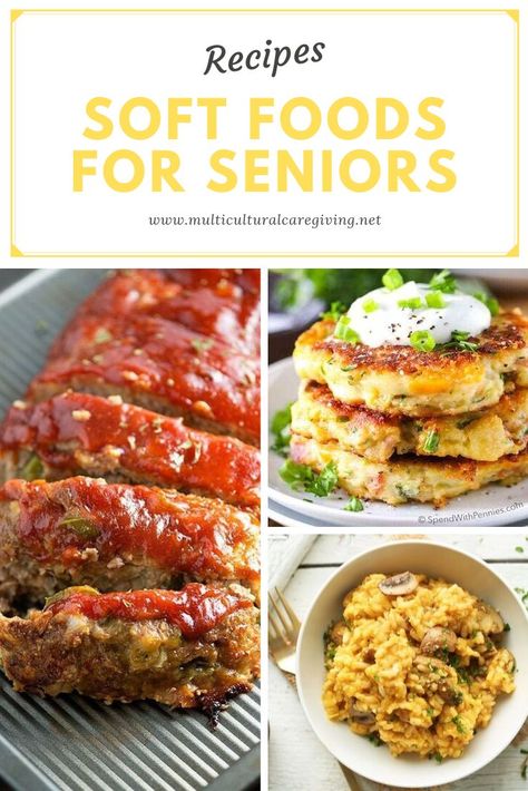 Many seniors need to rely on soft food, which can be frustrating. So, this list highlights some powerful soft food recipes that look and taste amazing. #recipes #food #delicious Soft Food Healthy Recipes, Healthy Soft Dinner Recipes, Soft Meal Recipes, Mechanical Diet Recipes, Senior Food Ideas, Easy Swallow Foods, Meals For Seniors Healthy Eating, Easy To Swallow Recipes, Soft Food Diet For Diabetics