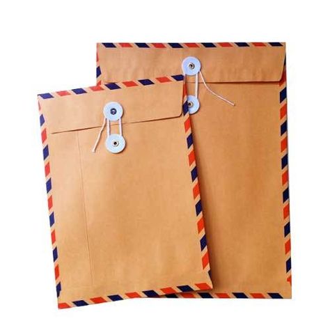 Long live snail mail!  String & Button airmail envelopes I am ABSOLUTELY IN LOVE with these!!! Handmade Gifts Paper, Airmail Envelopes, Gifts Paper, Digital Downloads Printables, Eco Products, Office Stationary, Vintage Numbers, Packaging Tape, You've Got Mail