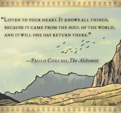 Alchemist Quotes, Alchemist Book, Paulo Coelho Quotes, Listen To Your Heart, The Alchemist, New Energy, Quotable Quotes, A Quote, Pretty Words