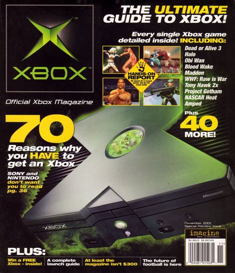 Original Xbox, Tony Hawk, Xbox Games, Obi Wan, Gotham, Xbox, The Original, Comic Book Cover, Magazine