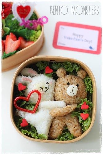 Valentines Bento, Husband Lunch, Boxed Lunch, Food Change, Lunch Box Idea, Kawaii Bento, Hello Sunday, Cute Bento, Rice Dinner