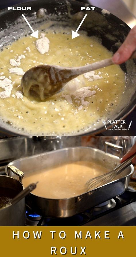 Chicken Roux Recipe, Basic Roux Recipe, Roux For Gravy, Roux Gravy, Country Meals, Best Gravy Recipe, Ham Gravy, Roux Recipe, Homemade Gravy Recipe