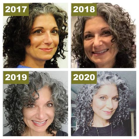 Gray Curly Hair, Curly Silver Hair, Grey Hair Over 50, Grey Curly Hair, Grey Hair Transformation, Hair Diffuser, Grey Hair Inspiration, Gray Hair Growing Out, Natural Gray Hair