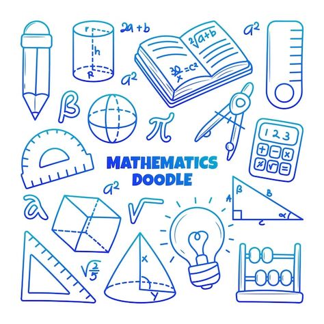 Vector mathematics doodle illustration w... | Premium Vector #Freepik #vector #trigonometry #mathematical #math #arithmetic Mathematics Doodle, Math Drawing Ideas, Math Elements, Doodle Notes Math, Mathematical Drawing, Drawing Ideas Cute, Math Doodles, Math Drawing, Book Cover Page Design