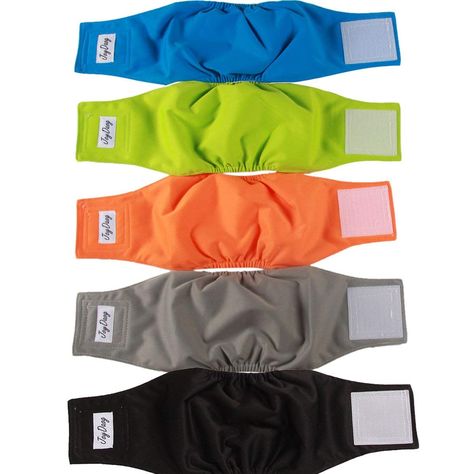 JoyDaog Reusable Belly Bands for Dogs,(5 Pack) Washable Dog Diapers Male Puppy Nappies Wrap by ** Nice of you to drop by to visit the photo. (This is an affiliate link) #doglitterandhousebreaking Sewing For Dogs, Belly Bands For Dogs, Dog Wrap, Dog Urine, Dog Breeding, Dog Patterns, Bladder Control, Dog Area, Dog Essentials