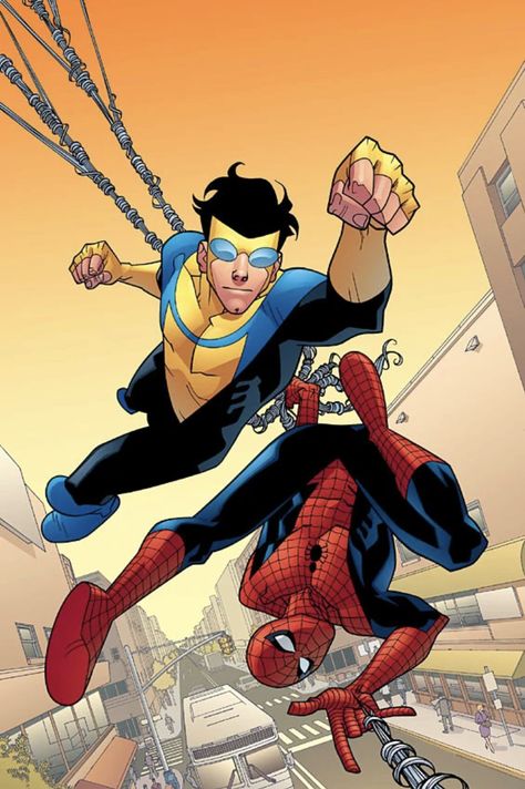 Invincible Comic, Superhero Wallpaper, Spiderman Comic, Superhero Design, Image Comics, Comic Collection, Comic Book Covers, Spiderman Art, Superhero Art