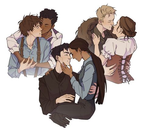 Jasper And Wylan Fanart, Six Of Crows Characters, Crow Books, Bone Books, Crooked Kingdom, Crow Art, The Grisha Trilogy, Six Of Crows, Fan Book