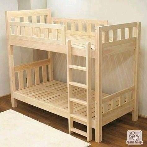 Kids Wooden Bed, Bunker Bed, Woodworking Beginner, Woodwork Tools, Kids Bed Design, Bunk Bed Plans, Diy Bunk Bed, Woodwork Ideas, Large Workshop