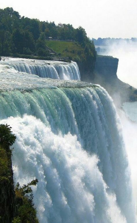 Niagara Waterfall, Niagara Falls Pictures, Niagara Falls Trip, Rainbow Waterfall, Niagara Falls New York, Waterfall Photography, The Collective, Beautiful Waterfalls, Cool Pictures Of Nature