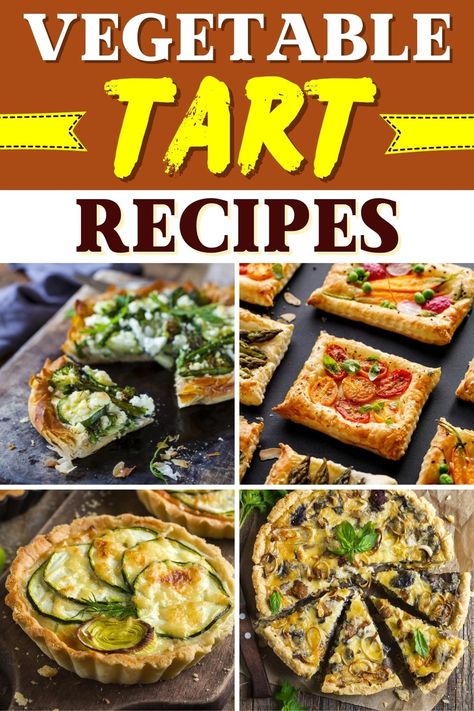 Baked Goods With Vegetables, Veg Tart Recipes, Savoury Tarts Recipes, Vegetarian Puff Pastry Recipes, Vegetarian Pastry Recipes, Vegetable Tart Recipe, Vegan Tarts Savory, Vegetable Pie Puff Pastry, Vegetable Pies And Tarts