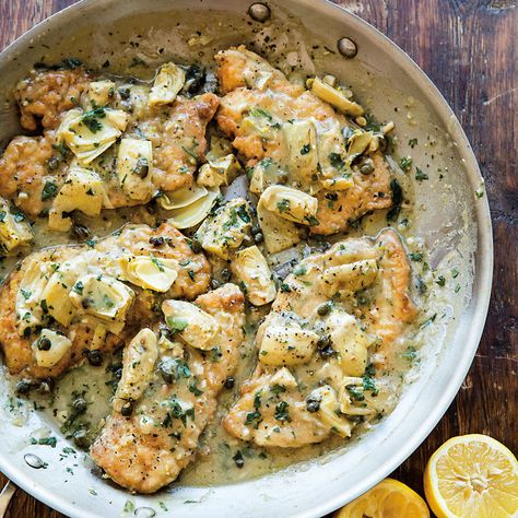 The Art of the Perfect Pan Sauce - Williams-Sonoma Taste Chicken Piccata With Artichokes, Piccata Recipe, Chicken Piccata Recipe, Traditional Italian Dishes, Tender Embrace, Artichoke Chicken, Pan Fried Chicken, Chicken Piccata, Small Pasta