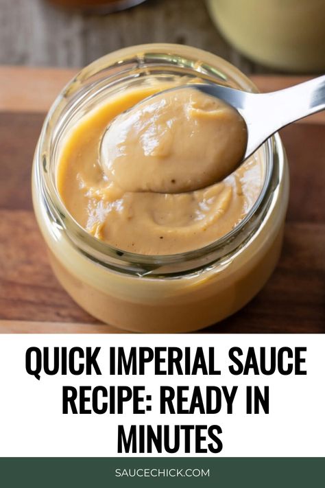 Imperial Sauce Recipe Snitzel Sauce Recipe, Jezabell Sauce, Imperial Sauce, Best Sauce Recipe, Gluten Free Italian, German Recipes, Creamy Garlic, Garlic Parmesan, Sauce Recipe