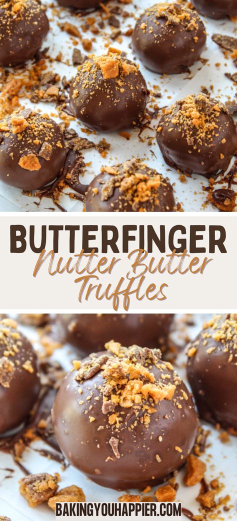 Butter Finger Balls, Fluffier Nutter Cookies, Nutter Butter Wafer Recipes, Nutter Butter Balls Recipe, Butterfinger Balls Recipe, Nutter Butter Cake Pops, Healthy Homemade Butterfingers, Desert Balls, Nutter Butter Truffles Recipes