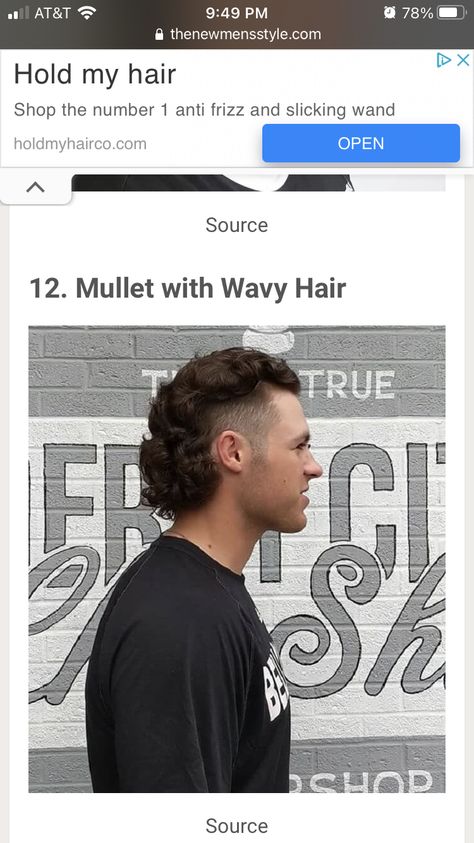 Mens Mullet Hairstyle, Mullet Taper, Mullet Men, Men Mullet, Mens Mullet, New Men Hairstyles, Foto Retro, Hair Types Men, Tupac Photos