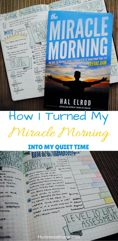 How to apply the Miracle Morning concept to your daily quiet time. Morning Template, Journal Essay, Miracle Morning Savers, Crochet Gingham, Sedge Stitch, The Miracle Morning, Gingham Blanket, Miracle Morning Routine, My Miracle