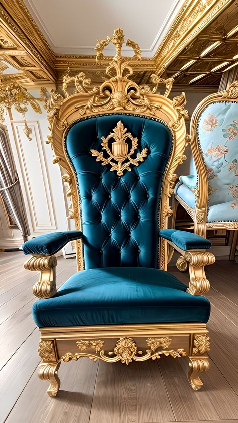 King On Throne, King Chair, Royal Throne, Easy Love Drawings, Dream House Decor, Character Portraits, Luxurious Bedrooms, Dream Home Design, Foto Bts