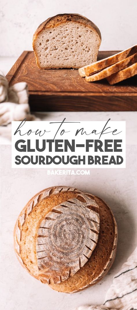 Gluten Free Sourdough Bread Recipe, Savoury Pie, Gluten Free Sourdough Starter, Gluten Free Sourdough Bread, Allergy Recipes, Sourdough Recipe, Inflammatory Recipes, Pan Sin Gluten, Gluten Free Sourdough