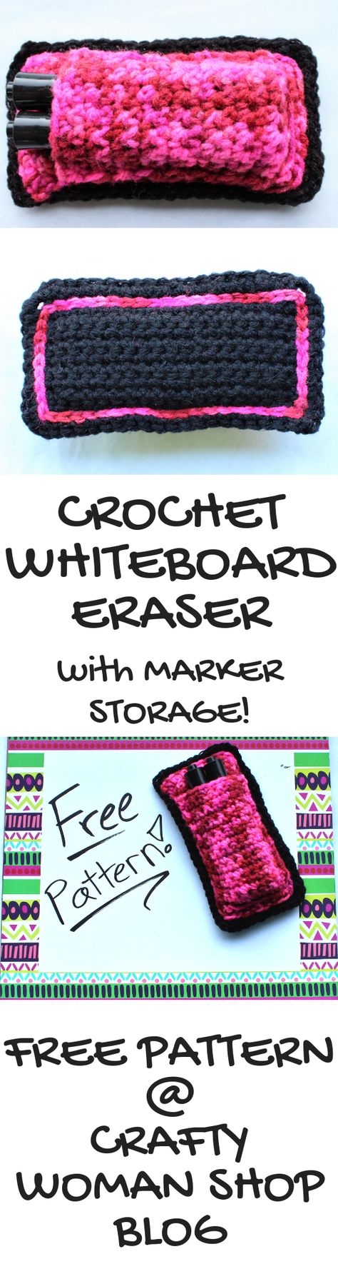 Crochet Whiteboard Eraser, Crochet Whiteboard Erasers, Crochet Dry Erase Eraser Pattern, Crochet Dry Erase Eraser, Crochet For Students, Teacher Gifts Crochet, Crochet Back To School, Crochet For Teachers, School Crochet Ideas