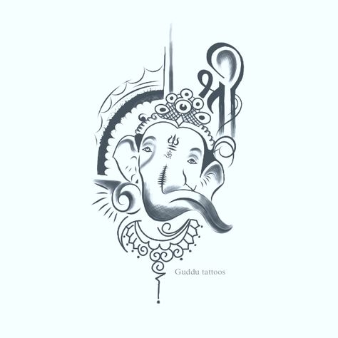 Ganapati tattoo designs | ganesha tattoo designs | ganapati tattoo Ganapati Tattoo Design, Ganapati Tattoo, Rangoli Inspiration, Ganesha Art Illustration, Colored Tattoo, Arm Tattoos Drawing, Tattoos Drawing, Colored Tattoo Design, Mt 15