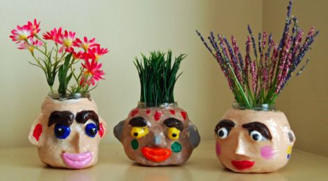 Easter Craft: Make Your Own Flower Pots and Vases by Gain Bartel for Alphamom.com #springcraft #kidscraft #painting #paintcraft #saltdough #springactivity #easter #eastercraft #craftingwithkids Clay Art For Kids, Clay Projects For Kids, Clay Crafts For Kids, Kids Clay, Kids Pottery, Easter Craft, Art Lessons Elementary, School Art Projects, Clay Art Projects