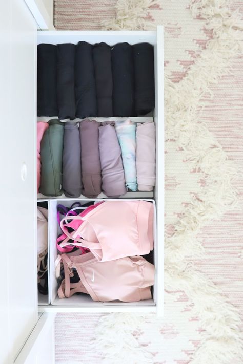 Drawer Organization, Dresser Organization, Drawer Dividers, Drawer Organizers, Clothes Organization, Dresser Drawers, Room Inspo, Shoe Rack, From Home