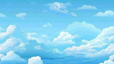 cartoon animated blue sky moving background with clouds seamless loop Moving Background, Cartoon Trees, Moving Backgrounds, Blue Envelopes, Tree Saw, The Cartoon, Cartoon Background, Cityscape Photos, Nature Backgrounds