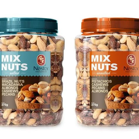 Mix Nuts Label Design Product label contest design#product#label#lionaB Mixed Nuts Packaging, Packaging Layout, Vegan Cashew Cheese, Biscuits Packaging, Packaging Snack, Spices Packaging, Fruit Labels, Packaged Snacks, Jar Packaging