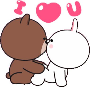 Sticker Maker - BROWN & FRIENDS : 愛 愛 10 Calin Gif, Bear Love, Love You Cute, Meaningful Love Quotes, Love You Gif, Cute Bear Drawings, Bunny And Bear, Love You Images, Sticker Maker