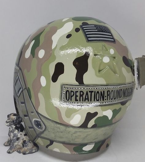 army operator camo helmet   Lazardo art  Facebook: Lazardo art and the art of baby helmet painting  www.lazardo.com  Instagram: lazardo_art Plagiocephaly Helmets Design, Cranial Helmet Designs Boys, Baby Helmet Design Boys, Plagiocephaly Helmets, Helmet Band, Helmet Painting, Doc Band, Baby Crawling Mat, Roman Helmet