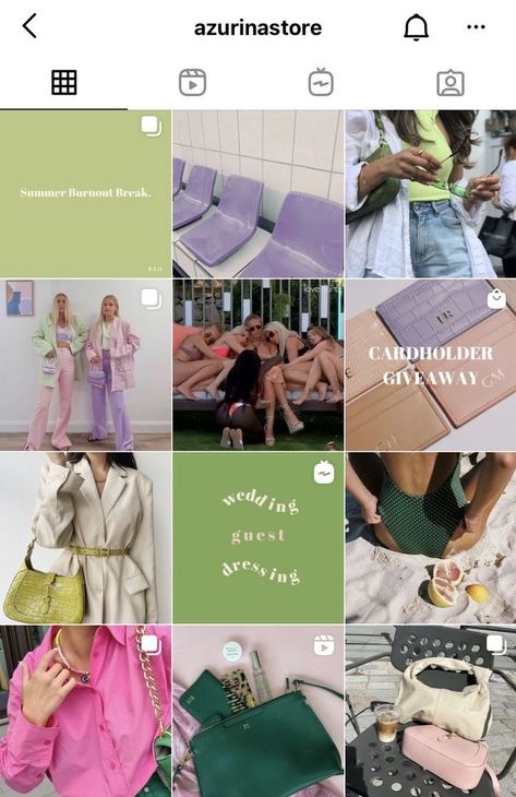 Clothing Store Feed Instagram, Instagram Boutiques, Small Business Instagram, Korean Fits, Instagram Feed Layout, Fashion Poster Design, Feed Insta, Instagram Layout, Instagram Feed Inspiration