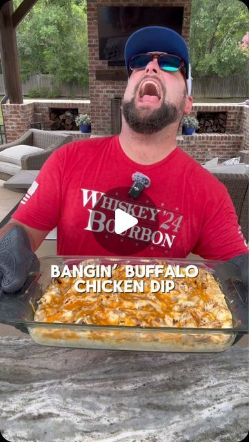 Austin Dennis on Instagram: "Let’s make some bangin’ buffalo chicken dip!
#dip #recipe #lifehacks #delicious #easyrecipe #grilling #bbq #foodie #icookyoulook🔥" Best Buffalo Chicken Dip Crock Pot, Buffalo Chicken Dip With Canned Chicken, Chicken Buffalo Dip, Franks Buffalo Chicken Dip, Bbq Chicken Dip, Buffalo Dip, Dip Dip, Buffalo Chicken Recipes, Chicken Dip