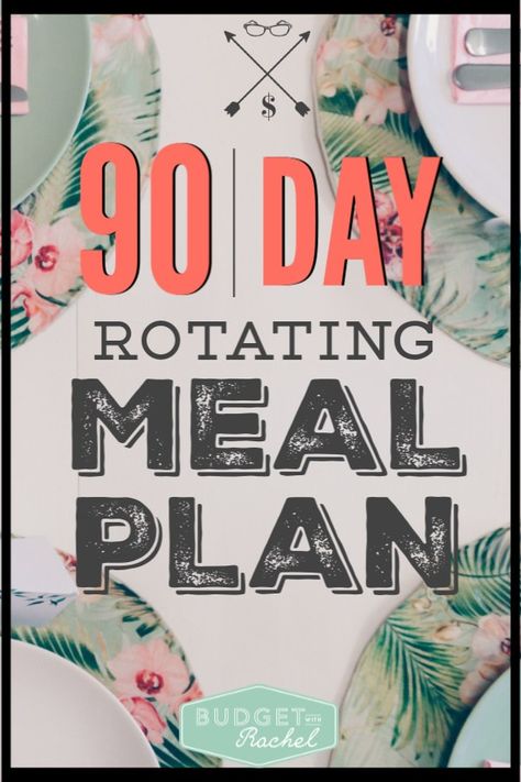 Meal planning is bit overwhelming when you first start. BUT, the great news is, if you can put together three months of meal plans, then you can start rotating them and your effort level drops to zero when it comes to meal planning! It's amazing! Follow these steps to create a 90 day rotating meal plan you can set and forget! #mealplan #moneysavingtips #savemoney Rotating Meal Plan, Meal Planning Menus, Monthly Meal Planning, Budget Meal Planning, Family Meal Planning, Bowl Recipes, Dinner Plan, Weekly Menu, Menu Planning