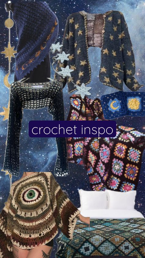 #crochet #grunge #whimsigoth #celestial #cardigan Crochet Grunge, Grunge Whimsigoth, Crochet Inspo, Your Aesthetic, Connect With People, Creative Energy, Energy, Crochet