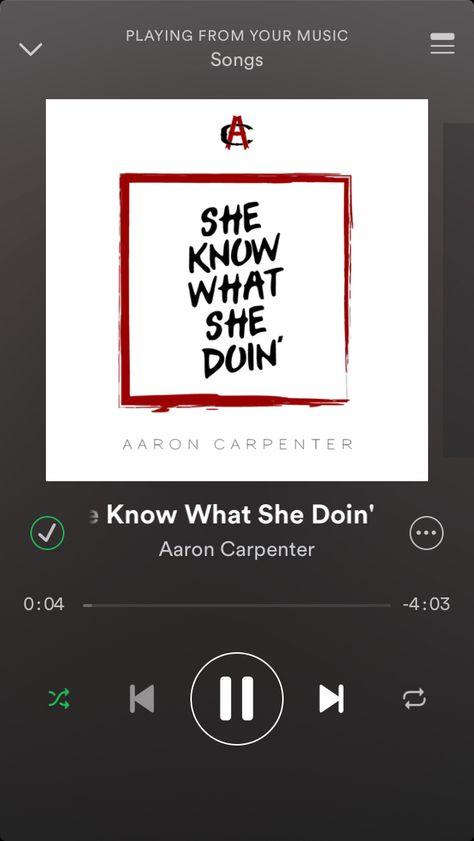 •She know what she doin! She know how to move it!• She Knows Song, Aaron Carpenter, Your Music, Music Songs, Incoming Call, Incoming Call Screenshot, Songs, Music