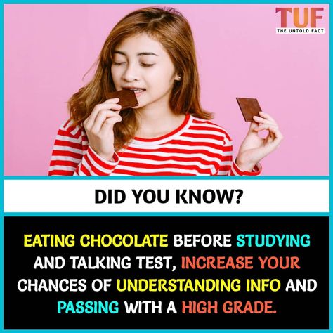 Tag a Chocolate Lover 🍫❤️ - 👉Follow ( @theuntoldfact ) For More...👈 - #know #fact #point #education #amazing #dyk #unknown #facts #daily… Dyk Facts Content, Chocolate Facts, Daily Vibes, Work Sheet, White Figures, Unknown Facts, 1000 Life Hacks, Did You Know Facts, Love Facts