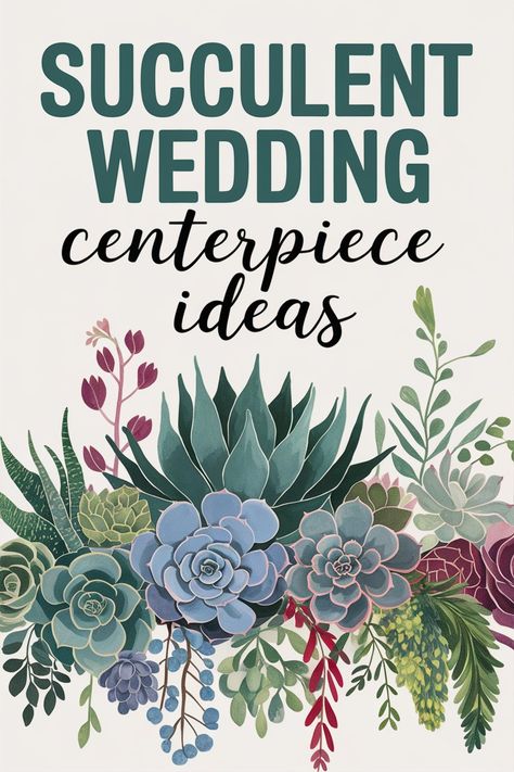 Create Gorgeous Memories with 16 Succulent Wedding Centerpieces Plant Theme Wedding, Succulent Centerpieces Party, Succulent Party Theme, Succulent Party, Wedding Succulents, Succulent Wedding Centerpieces, Distressed Mason Jars, Succulents Candles, Wooden Container