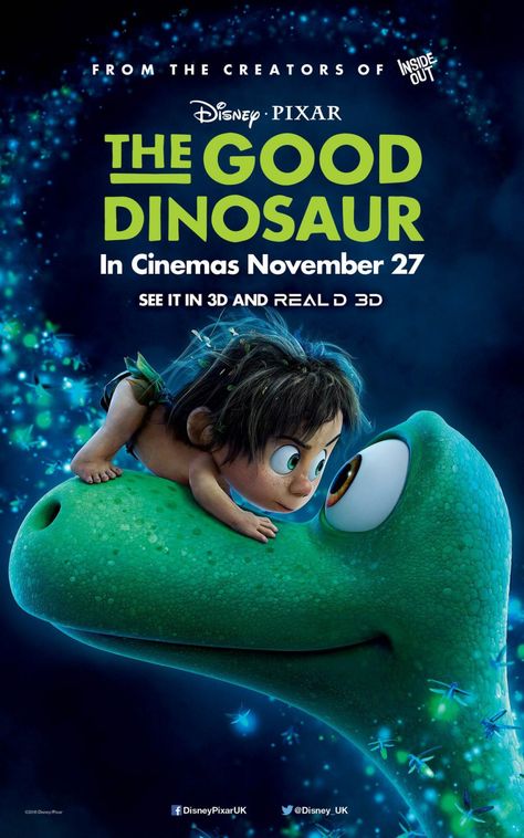 The Good Dinosaur (2015). Dinosaur Movie, Animated Movie Posters, Pixar Animation Studios, Disney Movie Posters, Good Dinosaur, New Movie Posters, Dinosaur Posters, Pixar Animation, Movie Guide