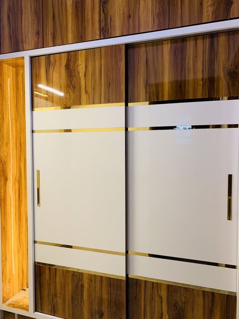 Sliding Door Laminate Design, Pvc Wardrobe Design Bedroom, Sliding Wardrobe Laminate Design, Wardrobe Laminate, Sliding Wardrobe Designs, Sliding Wardrobe Design, Laminate Design, Wardrobe Laminate Design, Sliding Door Wardrobe Designs