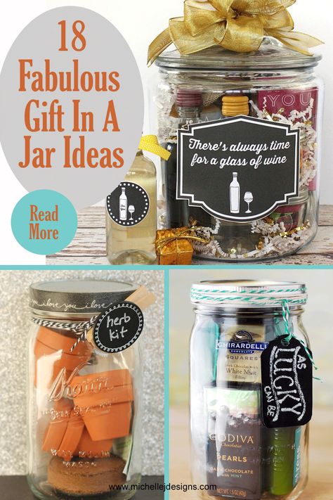 Diy Gift Jars Ideas, Gift Jars Ideas For Women, Cocktails In A Jar Gift, Office Candy Jar Ideas, Big Glass Jar Ideas, Glass Jar Filler Ideas, Large Glass Jar Ideas, Glass Jar Gift Ideas, Gift Jar Ideas