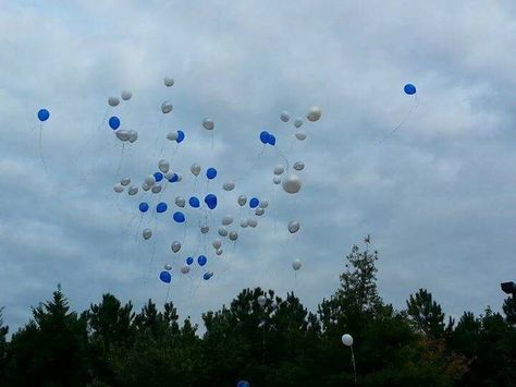 Balloon releasing Memorial Video, Balloon Release, 9 December, Blue Balloons, Backyard Bbq, Loving Memory, In Loving Memory, God Bless, Balloons