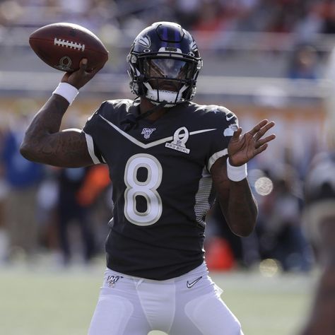 The AFC defeated the NFC 38-33 on Sunday at the 2020 NFL  Pro Bowl  at the  Camping World Stadium in Orlando.     It was the AFC's fourth straight victory in the exhibition showcase... Exhibition Showcase, Jackson Name, Nfl Pro Bowl, Kirk Cousins, Lamar Jackson, Peyton Manning, Camping World, Jacksonville Jaguars, The Exhibition