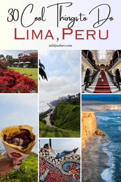 Things to Do in Lima, Peru #limaperu #peru #perutravel #peruvian #limaguide #limatravelguide #perutravelguide #travelperu #thingstodolima #thingstodo #backpackers #perutrip Things To Do In Lima Peru, Birthday Baecation, Lima Peru Aesthetic, Lima Peru Travel, Lima Travel, Peru Vacation, Trip To Peru, Travel Peru, America Trip