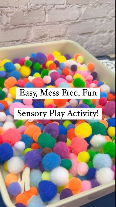 Sensory Bins & Play Dough Kits on Instagram: ": Sensory play is very important, but.. ❌ It doesn’t have to be complicated! ❌ It doesn’t have to be expensive! ❌ It doesn’t have to be messy! Try using simple sensory bases from around the house to keep your little one engaged, their senses activated and promote learning! Examples of mess free sensory bases to use: ✨ Strips of newspaper ✨ Chunky Grains/pulses ✨ Leaves and Flowers ✨ Tiny pieces of waste fabrics ✨ Popsicle Sticks ✨ Ball Pool ✨ ... Mess Free Sensory Bins, Play Dough Kits, Sensory Bin Play, Playdough Kits, Ball Pool, Sensory Table, Play Dough, Popsicle Sticks, Sensory Bins